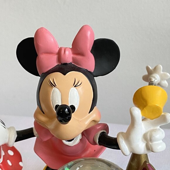 Disney Parks Minnie Mouse Mini Snow Globe Wardrobe Costume Chest Figurine - Picture 9 of 9